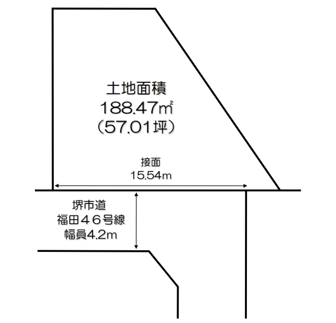 堺市中区福田 土地の不動産情報です。